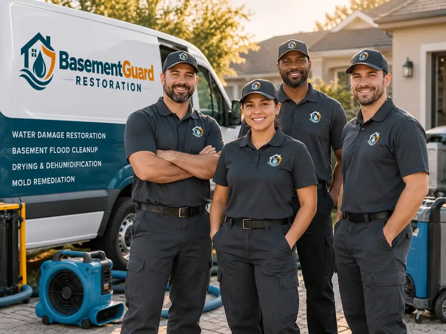 Basement Water Damage Restoration company in Randall, IA